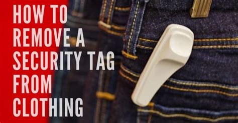 rfid security tag removal|security tags on clothes.